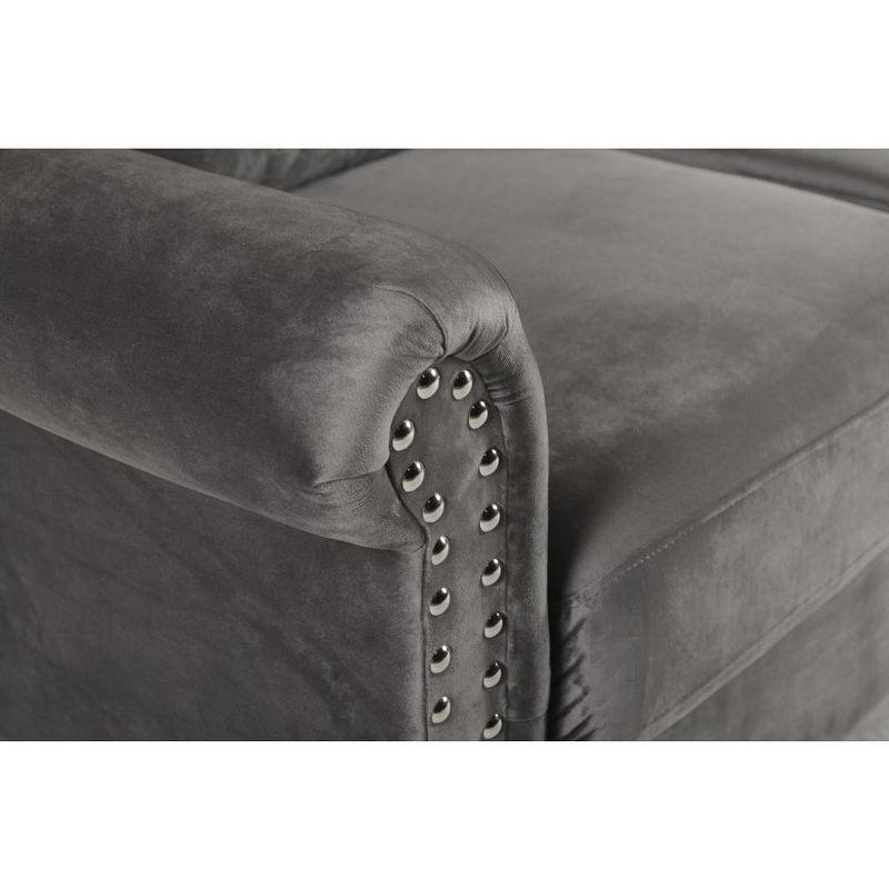 New Classic Furniture, Alani Loveseat-Slate Gray