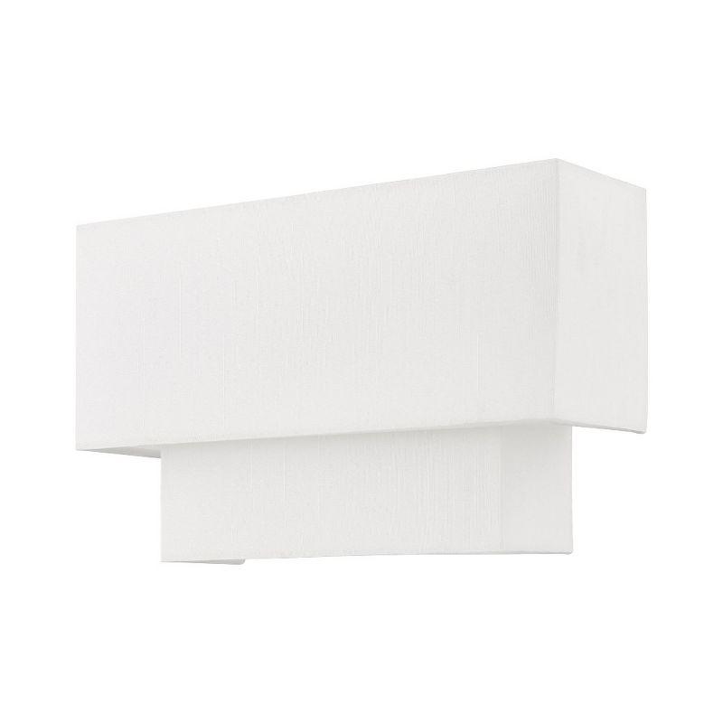 Livex Lighting Claremont 2 - Light Wall Light in  Brushed Nickel