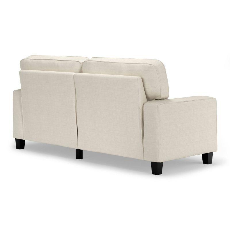 Serta Palisades 73" Track Arm Sofa, Easy Care Fabric, Soft Pillow Back, Pocket Coil Seat Cushions