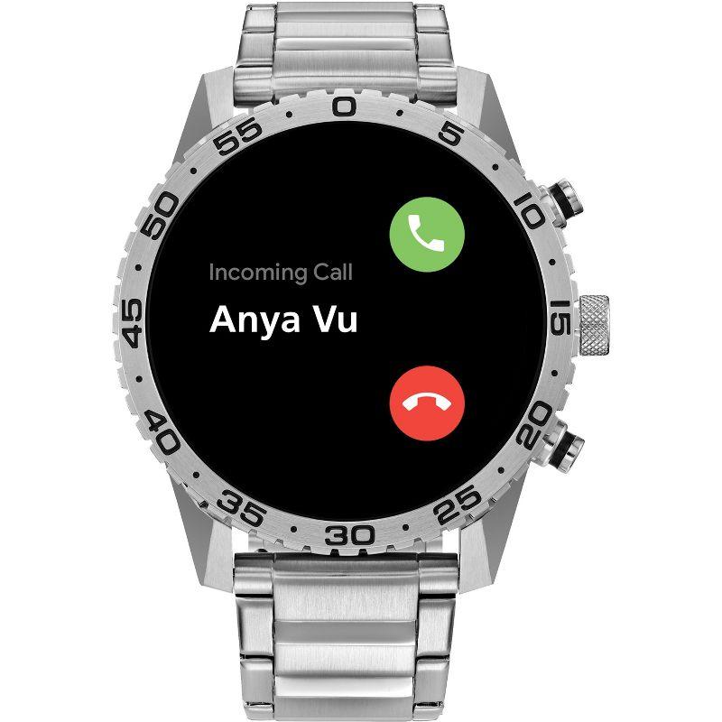 Citizen CZ Smart PQ2 Sport 44MM Touchscreen Smartwatch Stainless Steel Bracelet MX1010-59X