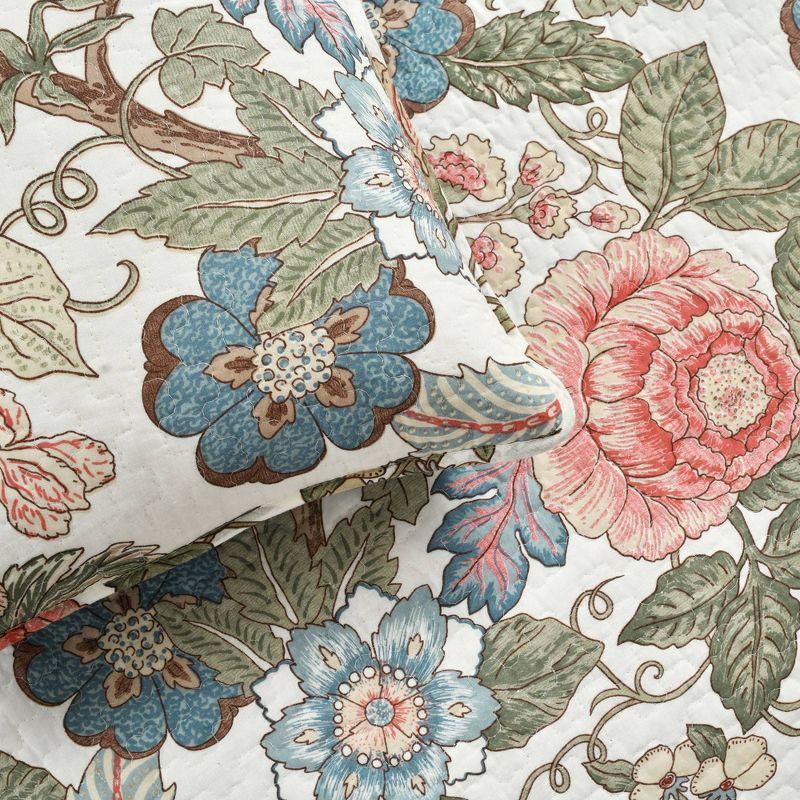 Lush Decor Granborough Cotton Reversible Traditional 3 Piece Quilt Set