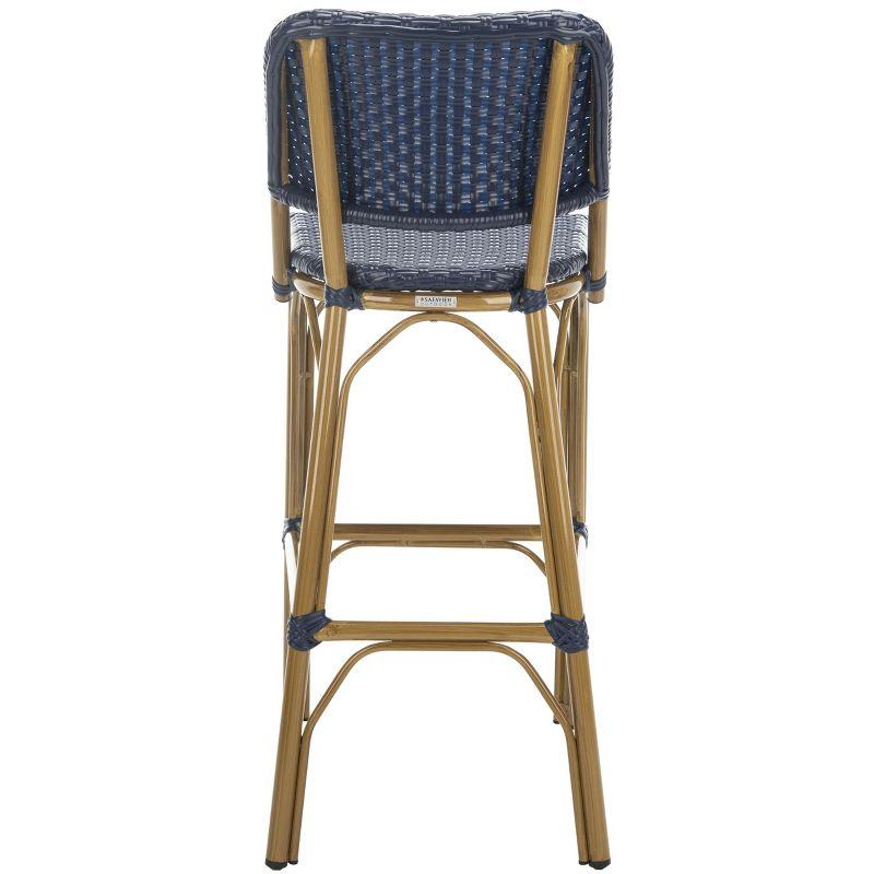 Deltana Barstool - Indoor/Outdoor - FOX5208 - Navy - Safavieh