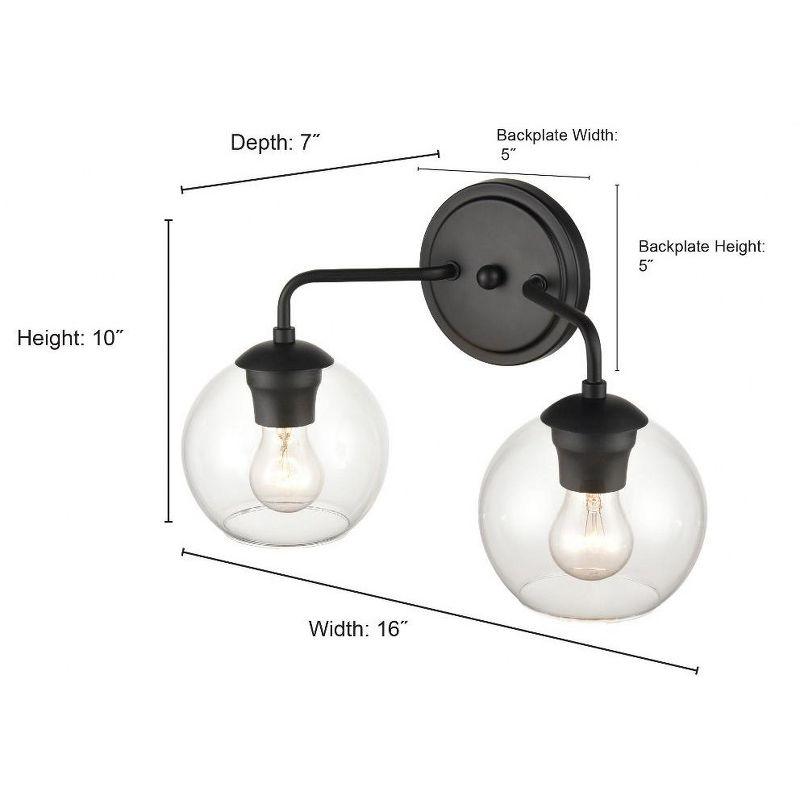 Millennium Lighting 2 - Light Vanity in  Brushed Nickel