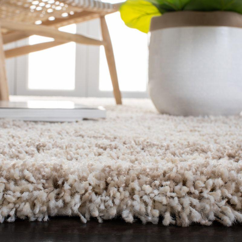 Hudson Shag SGH281 Power Loomed Indoor Area Rug - Multi Ivory/Beige - 5'3"x7'6" - Safavieh
