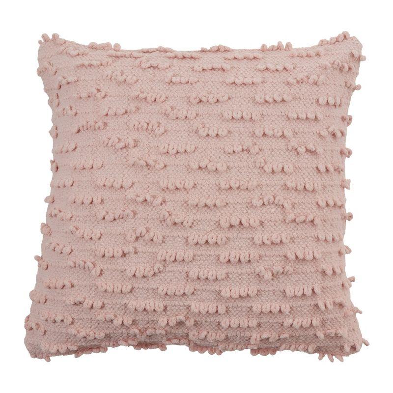 Saro Theo Collection Ruffled Cotton Throw Pillow