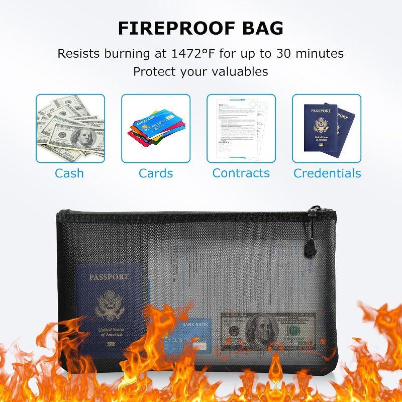 Bonsaii Safe Box with Fireproof Bag, 1.8 Cubic Feet Security Home Safe with Electronic Keypad, Large Document Safe for Home, Money, Cash, Jewelry