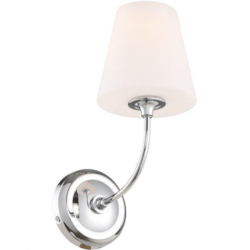 Crystorama Lighting Sylvan 1 - Light Sconce in  Polished Chrome