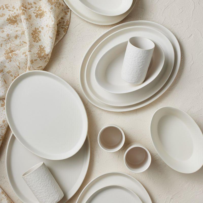 Stone by Mercer Project Katachi 16-Piece Dinnerware Set Stoneware