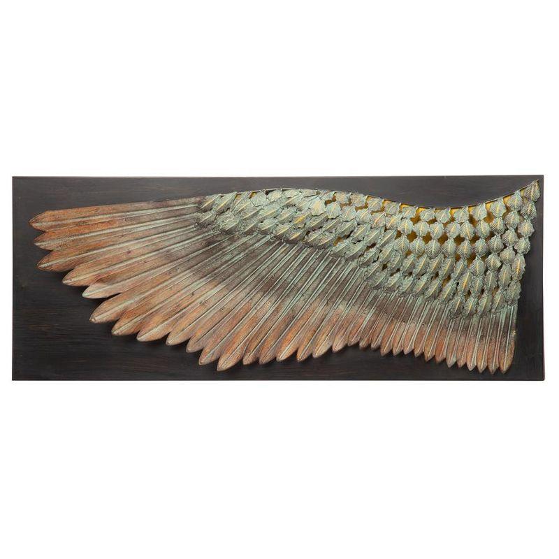 Design Toscano Wing of Icarus Sculptural Metal Wall Frieze