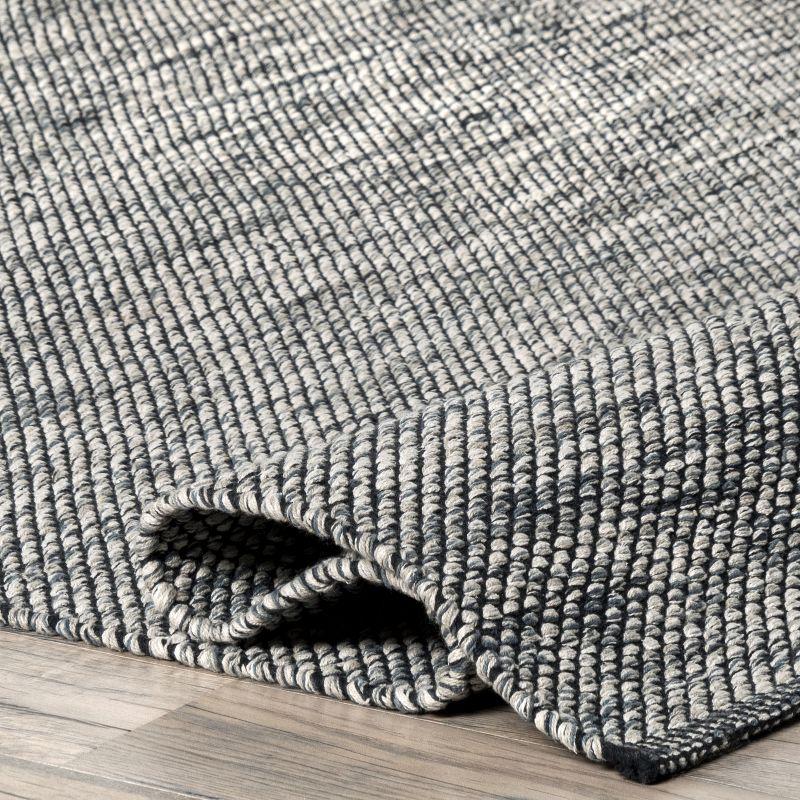Nuloom Alessi Hand Woven Cotton Indoor Area Rug, 3' x 5', Gray