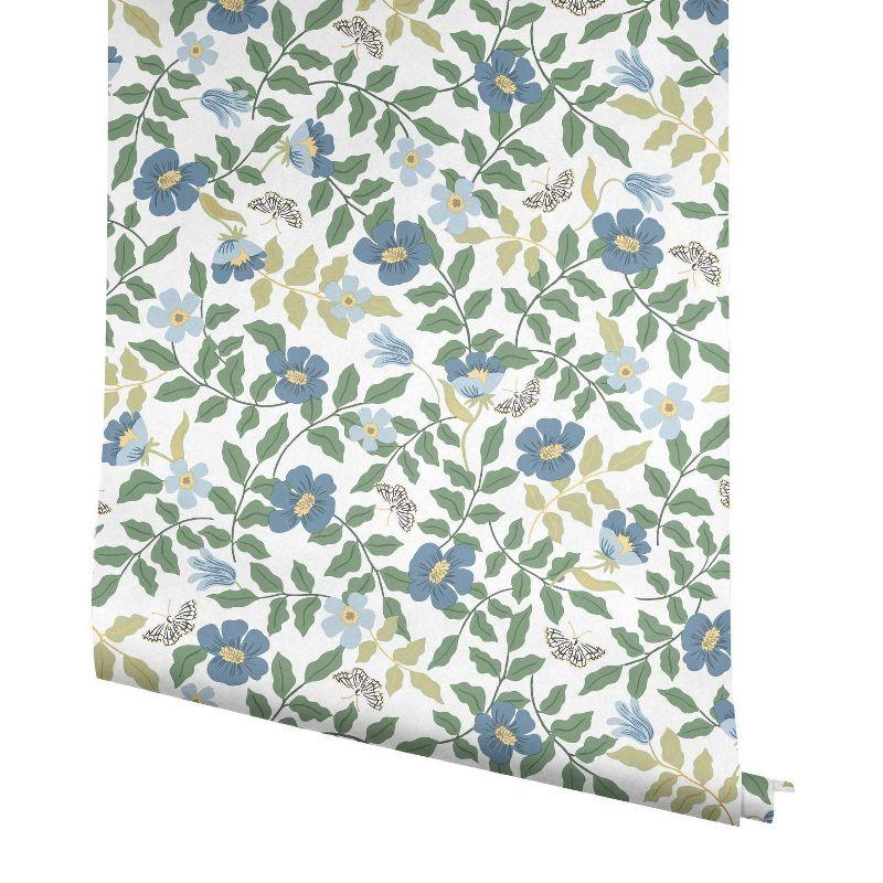 Rifle Paper Co. Primrose 20' L x 20.5" W Peel and Stick Wallpaper Roll