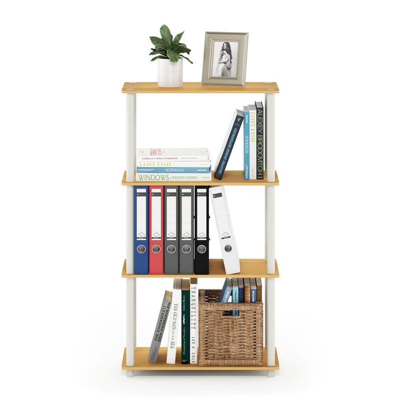 Furinno Turn-N-Tube 4-Tier Multipurpose Shelf Display Rack