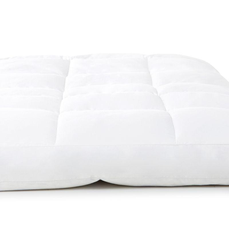 Queen Ultra Plush White Down Featherbed Topper