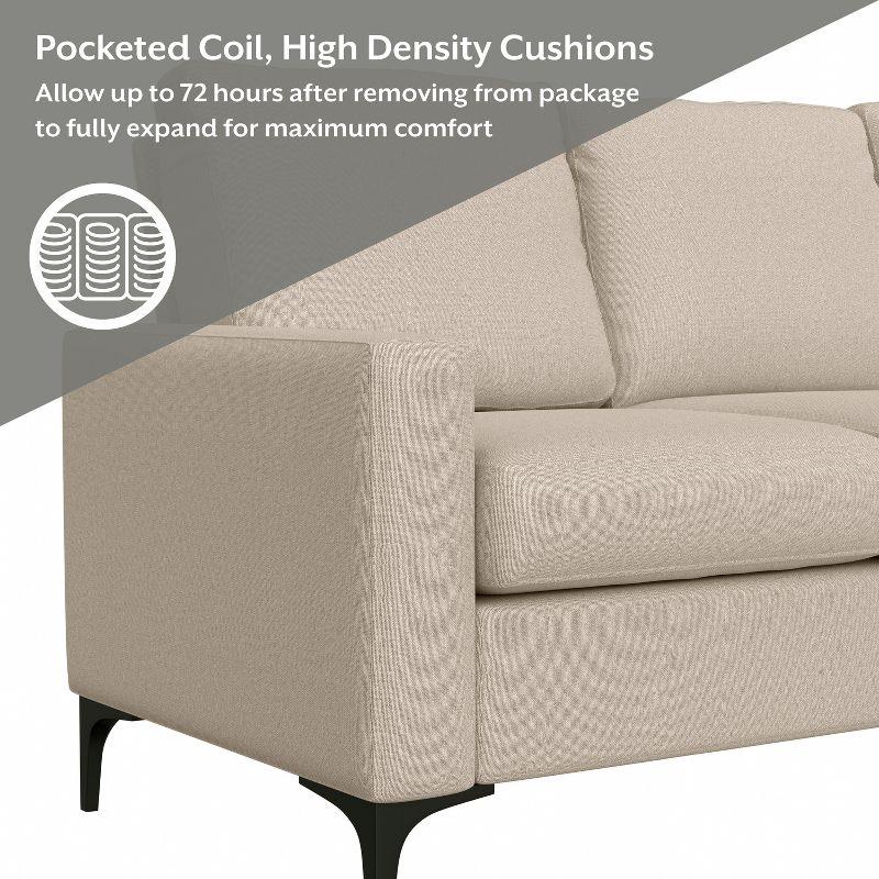 Hillsdale Furniture Matthew Modern Upholstered Sofa (KD)