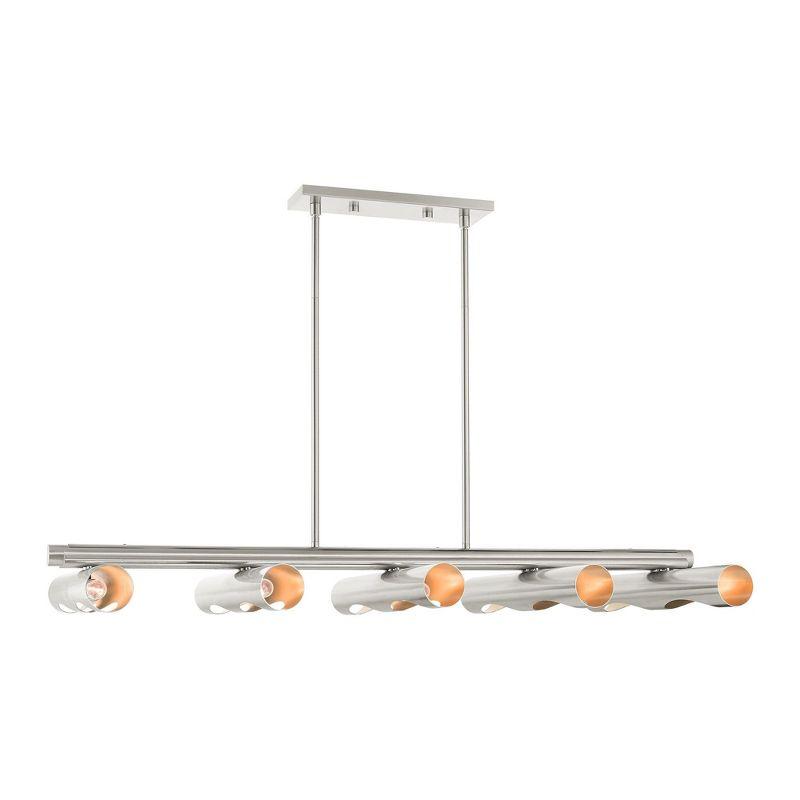 Livex Lighting Novato 10 - Light Chandelier in  Brushed Nickel