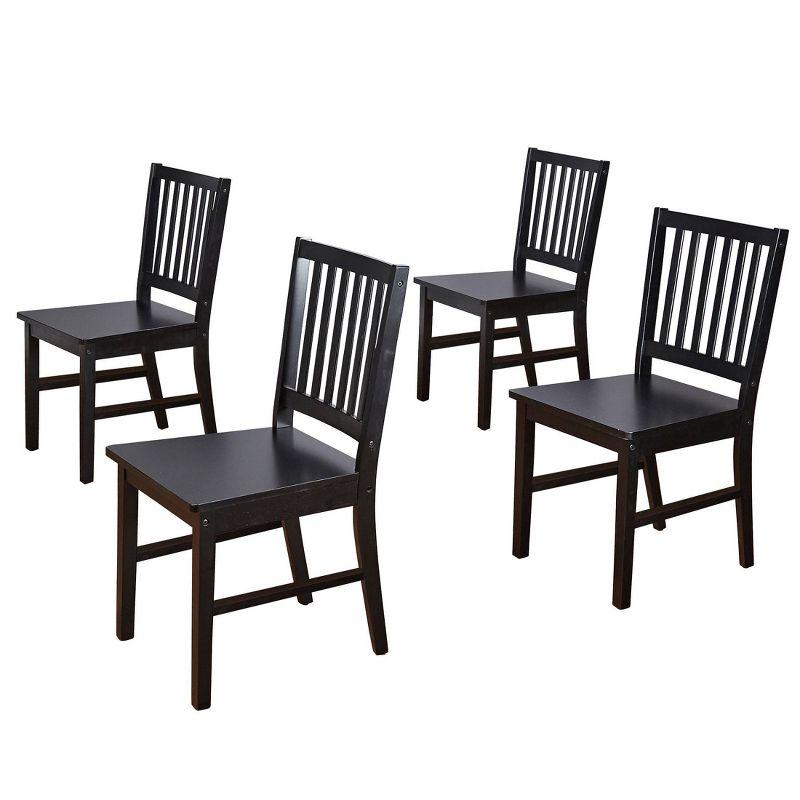 Set of 4 Contemporary Shaker Dining Chairs - Buylateral