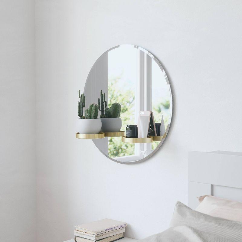 Perch Wall Mirror And Shelves