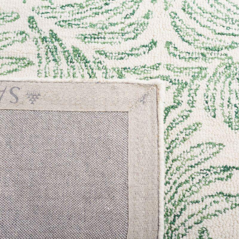 Jardin JAR728 Hand Tufted Area Rug - Ivory/Green - 5'x8' - Safavieh
