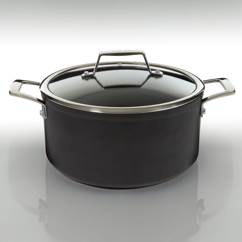 BergHOFF Essentials Non-stick Hard Anodized Covered Stockpot, Black