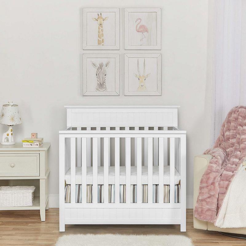 Dream On Me JPMA Certified Harbor 4-in-1 Convertible Mini Crib