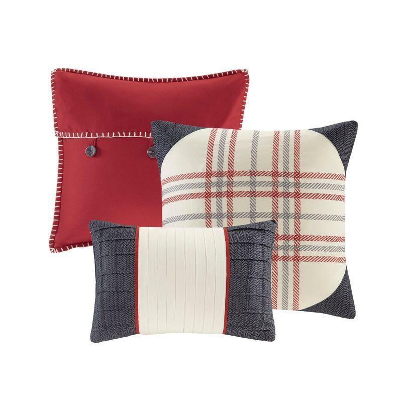 Madison Park Ridge 7 Piece Herringbone Comforter Set
