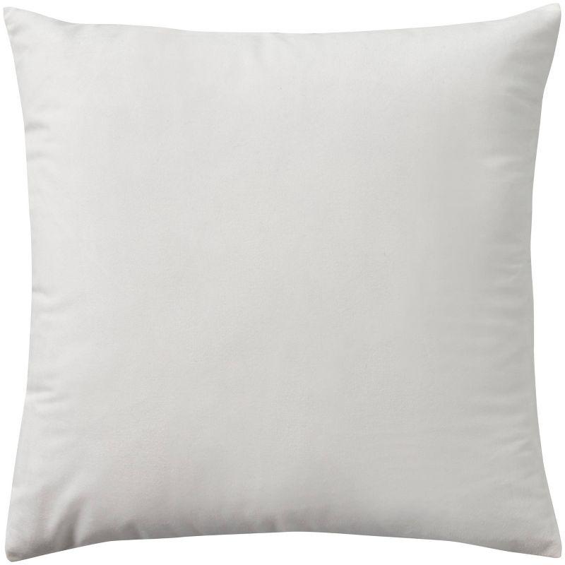 18"x18" Patriotic God Bless America Embroidered Indoor Square Throw Pillow White - Mina Victory