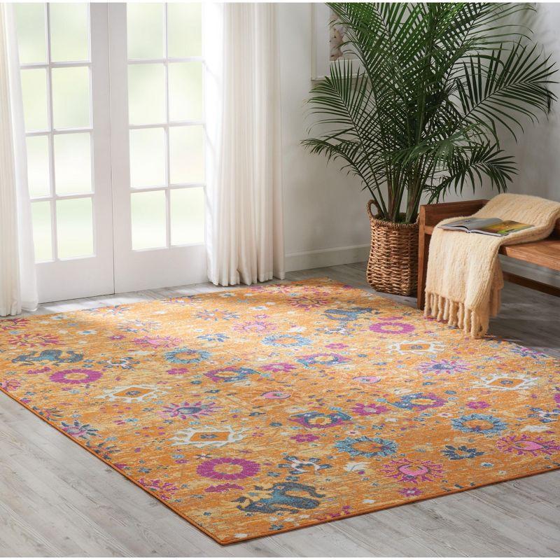 Nourison Passion Bohemian Indoor Rug Sunburst 9' x 12'