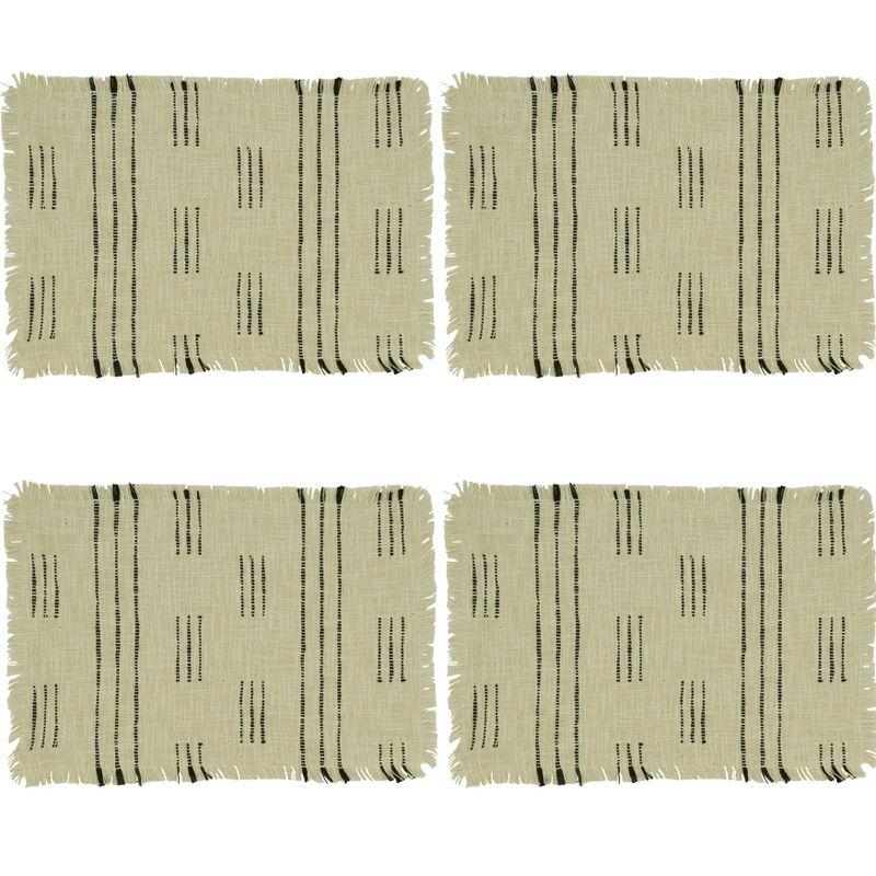 Amayah Cotton Striped Rectangle Placemat