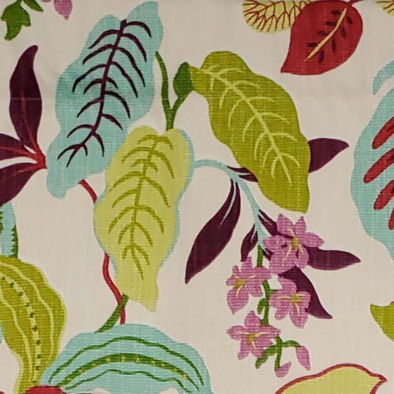 RLF Home Antonia Floral 50'' W Window Valance