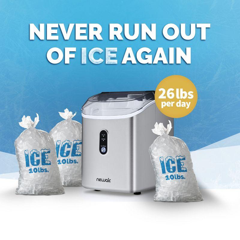 Newair 26 Lb. Daily Production Nugget Ice Portable Ice Maker