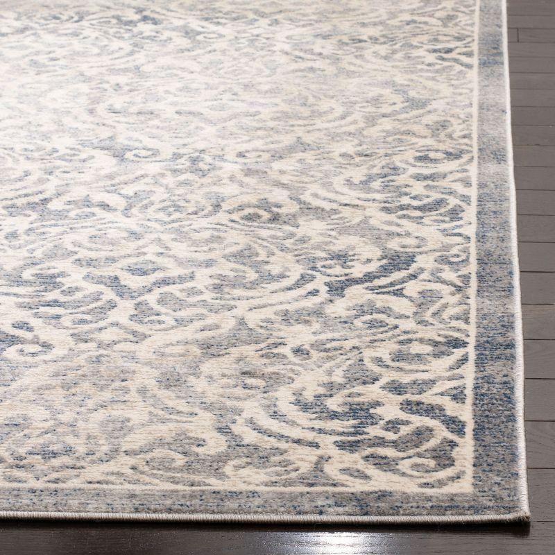 Brentwood BNT810 Power Loomed Indoor Runner Rug - Light Grey/Blue - 2'x12' - Safavieh
