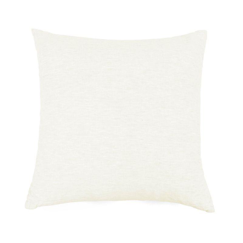 100% French Linen 20" X 20" Throw Pillow Sham