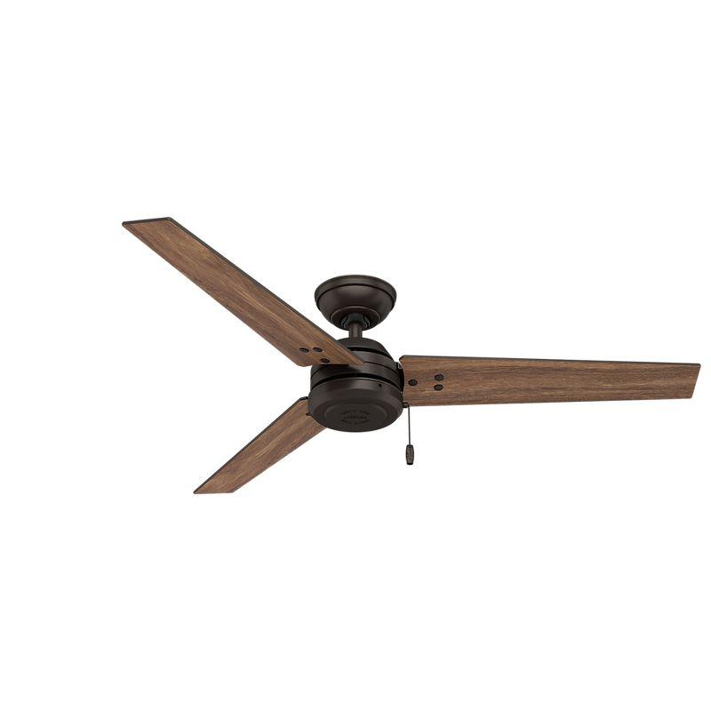 52" Cassius 3 - Blade Outdoor Standard Ceiling Fan with Pull Chain