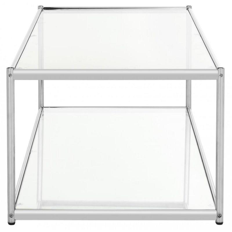 Zola Coffee Table - Chrome - Safavieh
