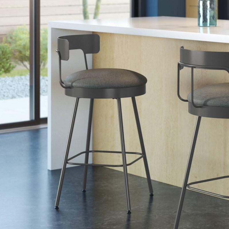 Monza Swivel Counter Height Barstool - Amisco