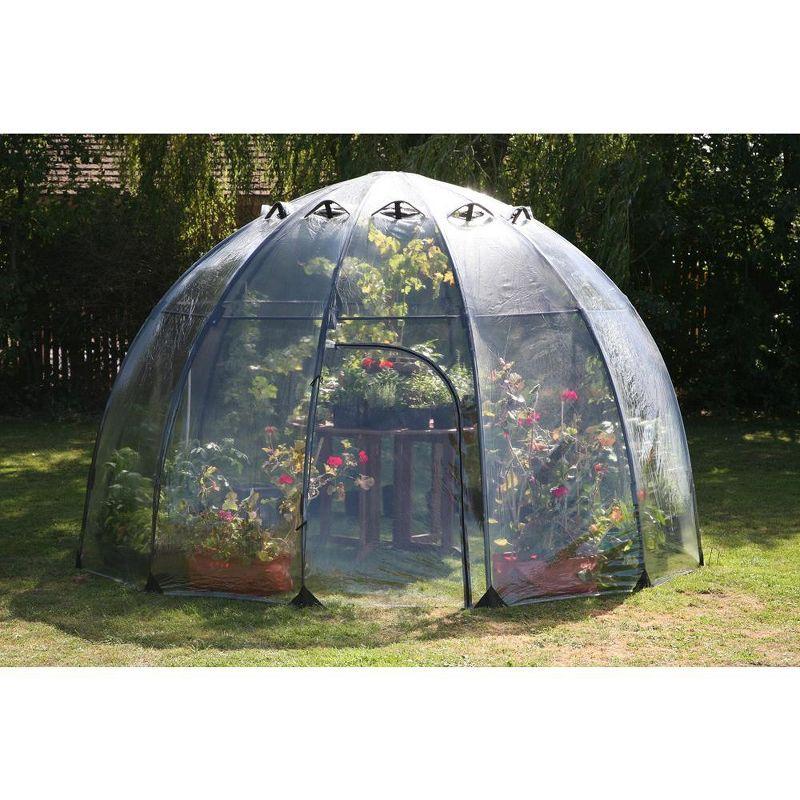 Haxnicks 11.5 Ft. W x 11.5 Ft. D Large Sunbubble Walk-in Greenhouse