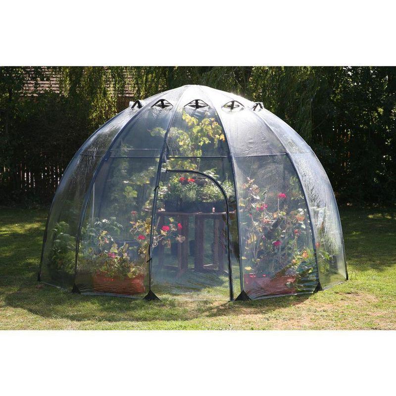 Haxnicks 11.5 Ft. W x 11.5 Ft. D Large Sunbubble Greenhouse