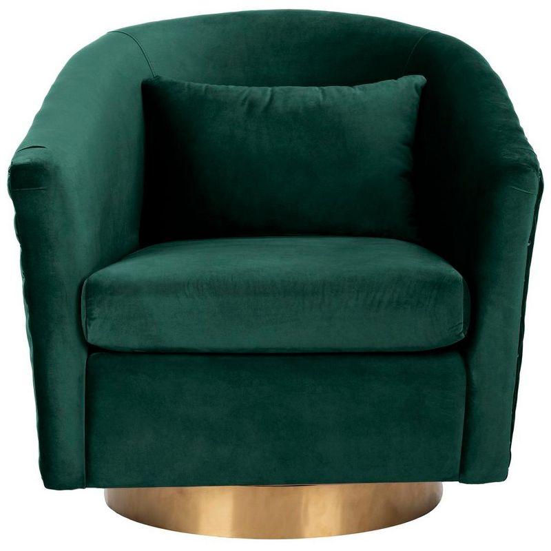 Skye Upholstered Swivel Barrel Chair