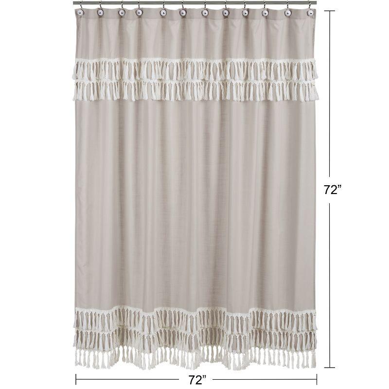 Sweet Jojo Designs Linen Single Shower Curtain