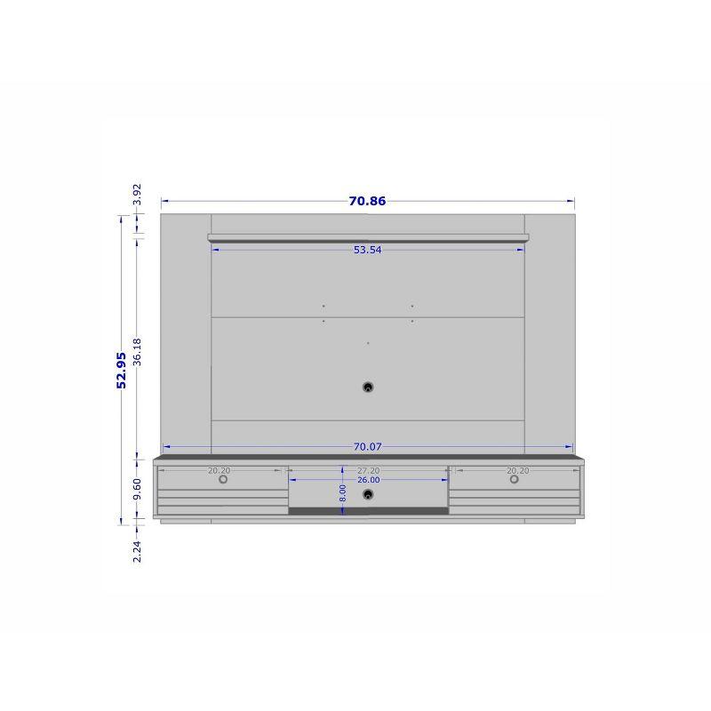 65" Liberty Floating Entertainment Center - Manhattan Comfort