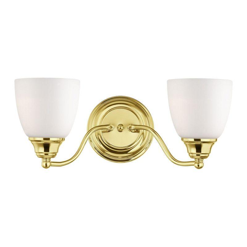 Livex Lighting Somerville 2 - Light Vanity in  Polished Brass