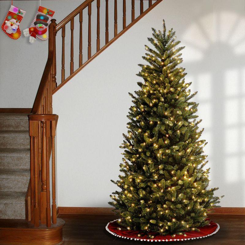 Prelit Natural Fraser Fir Artificial Christmas Tree Clear Lights - National Tree Company