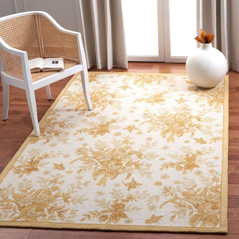 Chelsea HK250 Handmade Area Rug - 8'x10' - Ivory/Gold - Safavieh