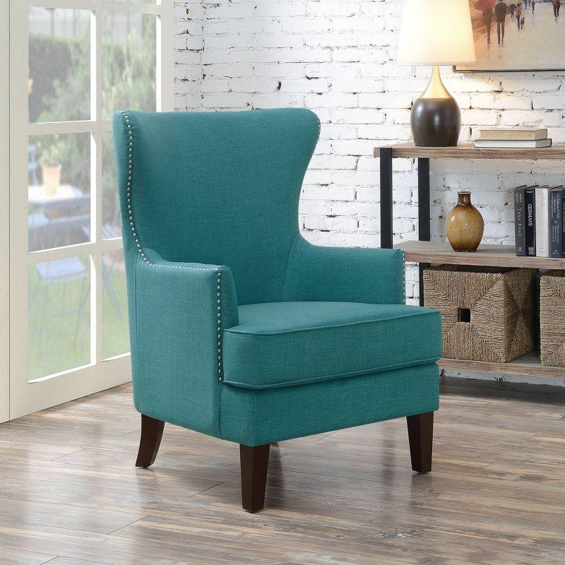 Avery Accent Armchair Teal - Picket House Furnishings