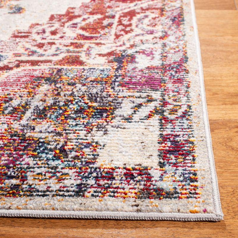 Crystal CRS501 Loomed Indoor Area Rug - Light Blue/Burgundy - 11'x16' - Safavieh