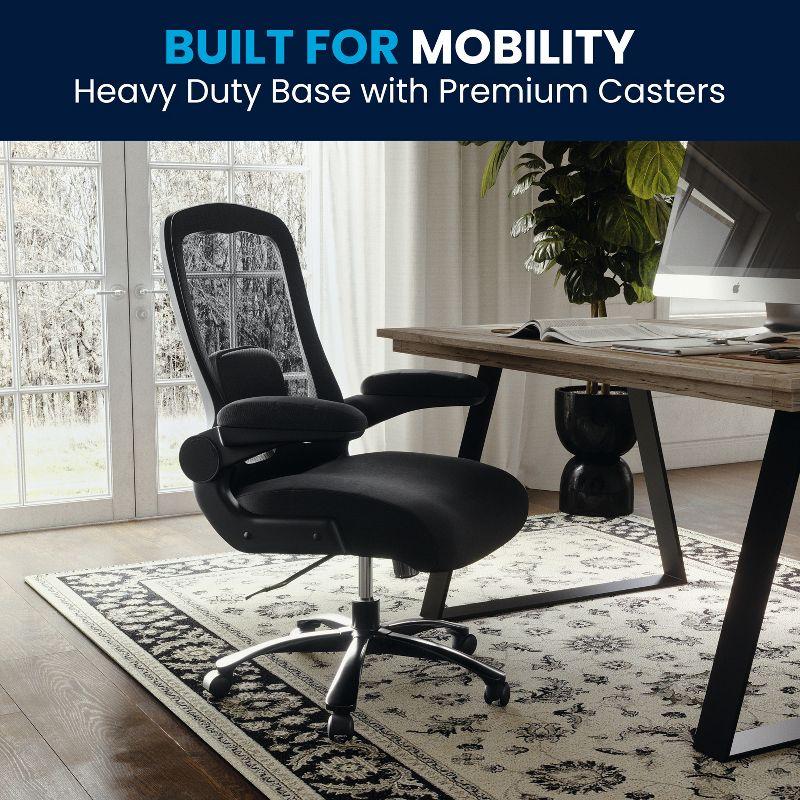 Black Mesh High-Back Ergonomic Executive Swivel Chair