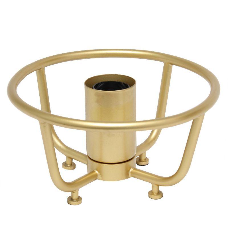 Old World Globe Glass Table Lamp Matte Gold - Lalia Home: Small, Industrial Look, No Assembly Required