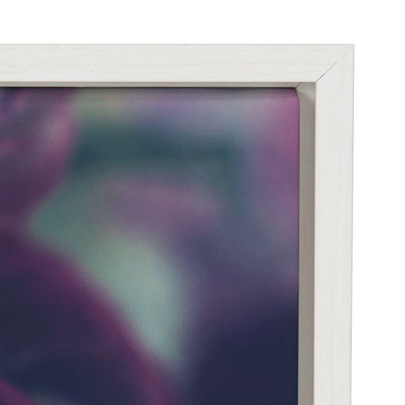 Kate and Laurel Sylvie Yours Truly Framed Canvas by Kristy Campbell, 23x33, White