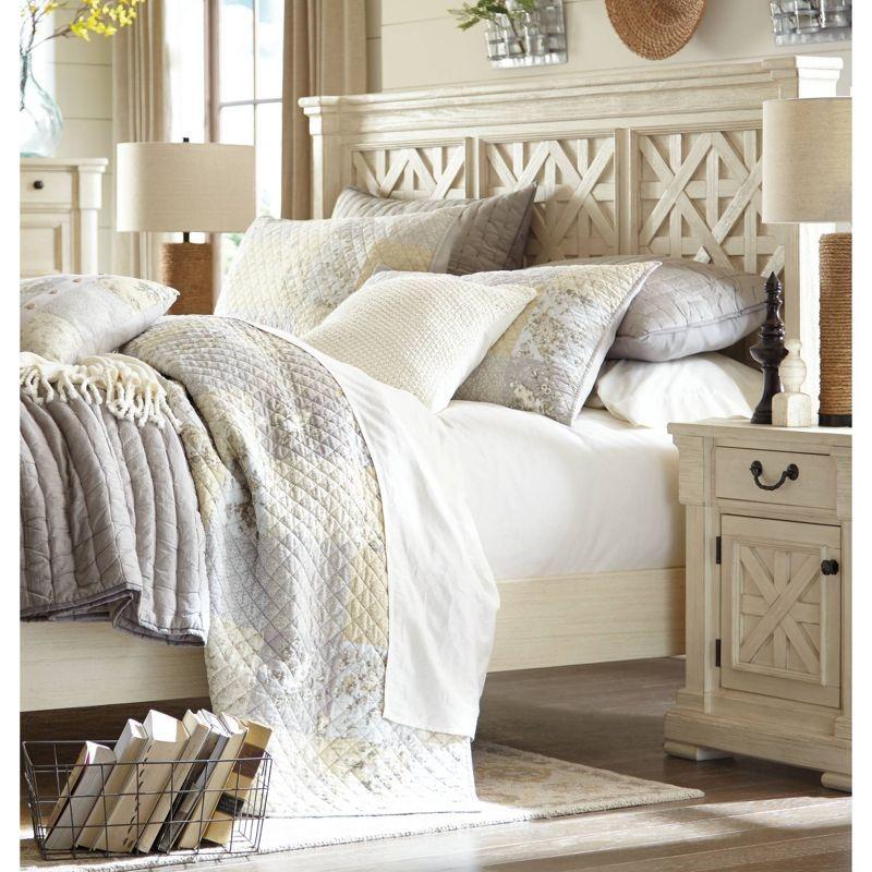 Bolanburg One Drawer Nightstand Antique White: Farmhouse Style with USB Ports - Signature Design by Ashley
