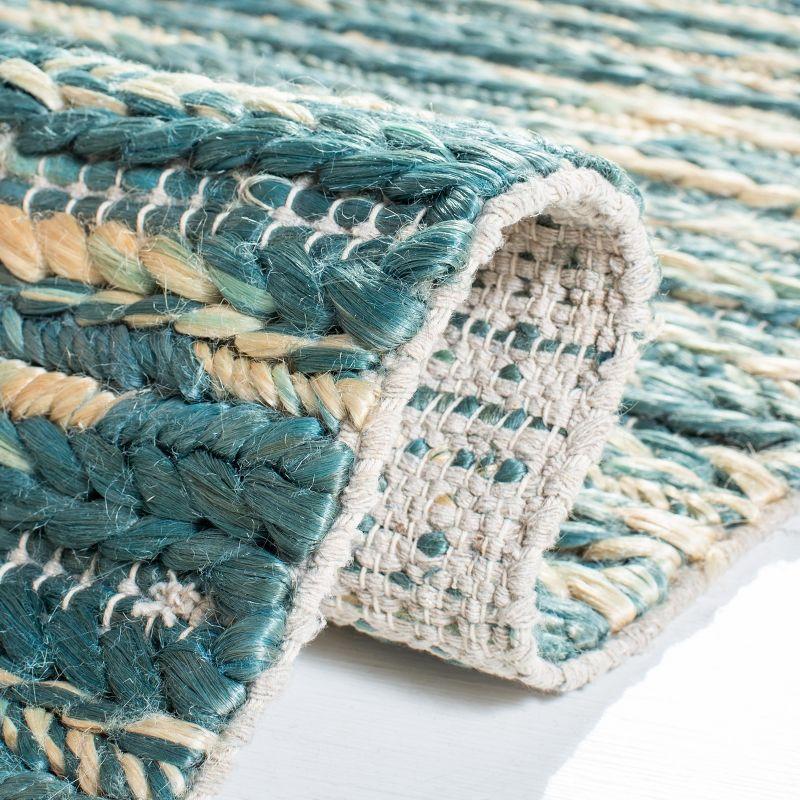 Natural Fiber NF376 Hand Woven Area Rug - Dark Green/Natural - 3'x5' - Safavieh.